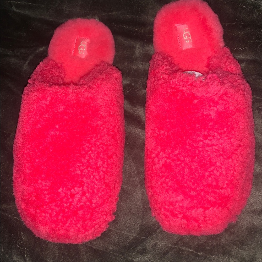 UGG MAXI CURLY SLIDE